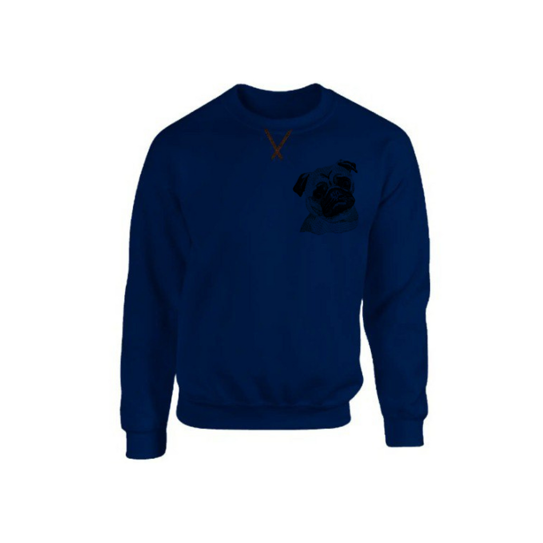 Hand-Stitched Dog Portrait Sweatshirt – Made Just for You